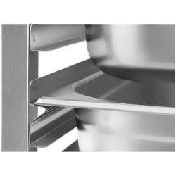 Royal Catering RCTW 7 GN1/1 ruostumattomasta teräksestä valmistettu GN-vaunu, 7 tasoa, 90 kg