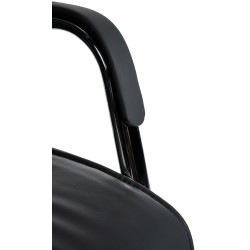 Ergonomiset keinonahkaiset vierailutuolit 2 kpl modernilla muotoilulla