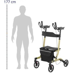 Rollattori Champagnanvärinen, 1050-1150 mm, max 136 kg