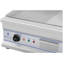 Royal Catering RCG 75G sähkögrillilevy 75 cm sileä ja uritettu 2 x 3200 W 44,30 kg