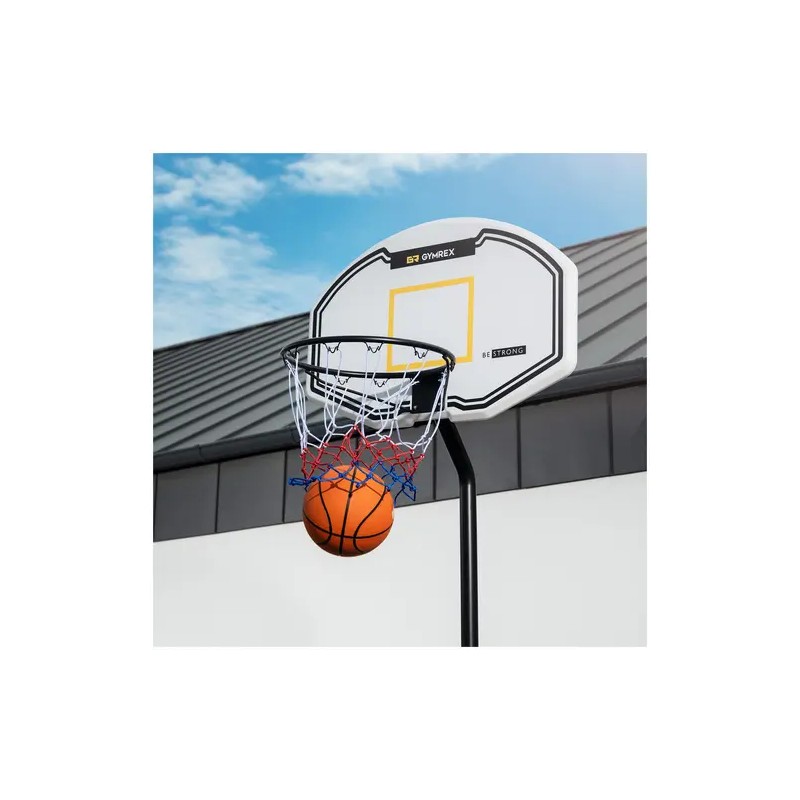 Gymrex GR-BS12 koripalloteline, korkeussäädettävä 190–260 cm