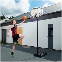 Gymrex GR-BS12 koripalloteline, korkeussäädettävä 190–260 cm