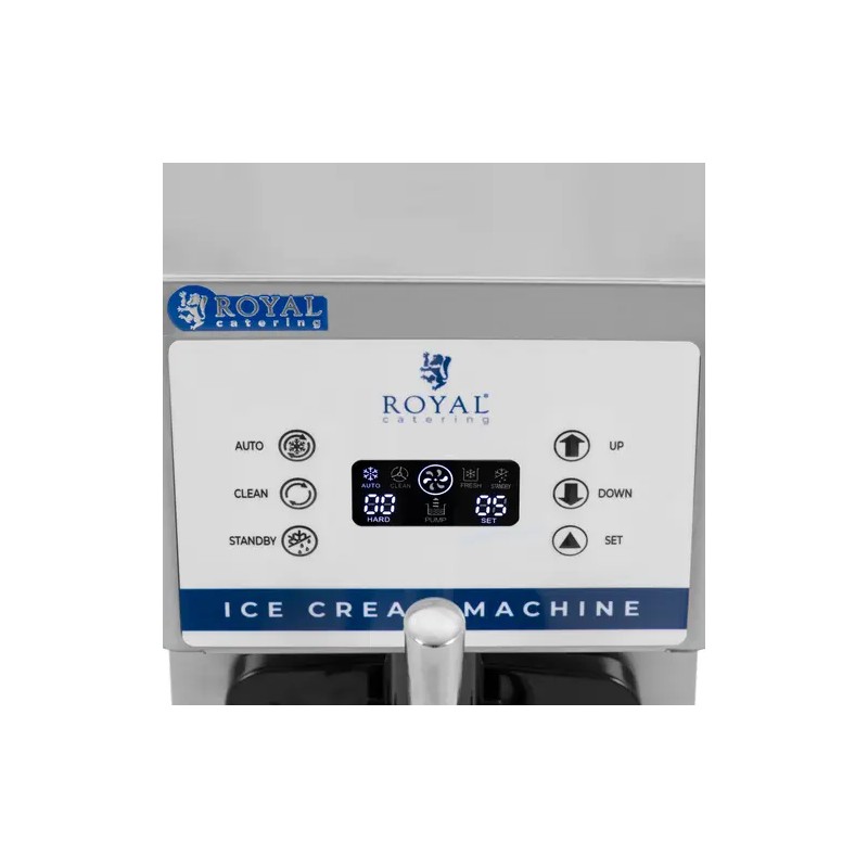 Royal Catering pehmisautomaatti 800 W 6,5 l/h LED-näytöllä