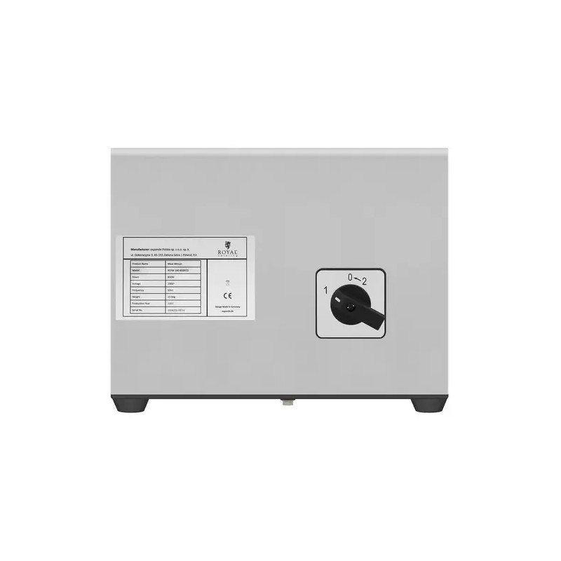 Royal Catering RCFW 140-850ECO lihamylly, ruostumaton teräs, 140 kg/h