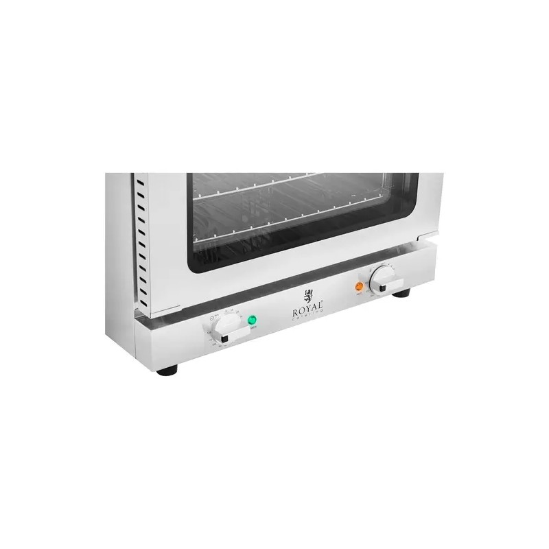 Royal Catering kiertoilmauuni 2 150 W, 70–250 °C, sisältää 3 grilliristikkoa