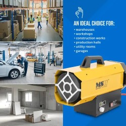 MSW Kaasilämmitin 60 kW 510 m²
