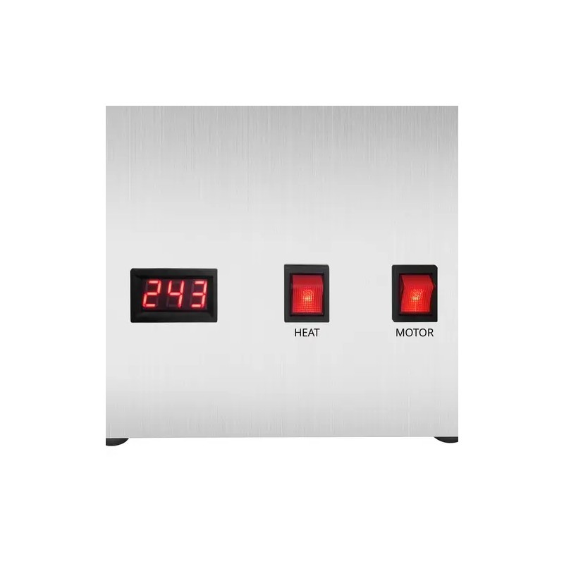 Royal Catering hattarakone 52 cm 1200 W ruostumaton teräs