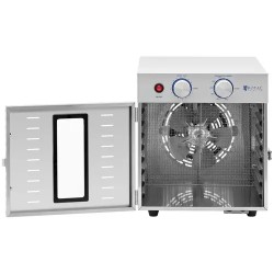 Royal Catering ruoankuivuri 800 W, 8 hyllyä, ruostumaton teräs