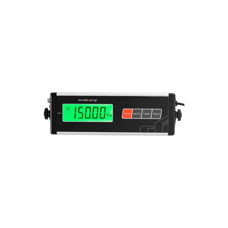 Steinberg Systems taitettava seinävaaka 150 kg, 55 x 45 cm, ulkoinen LCD