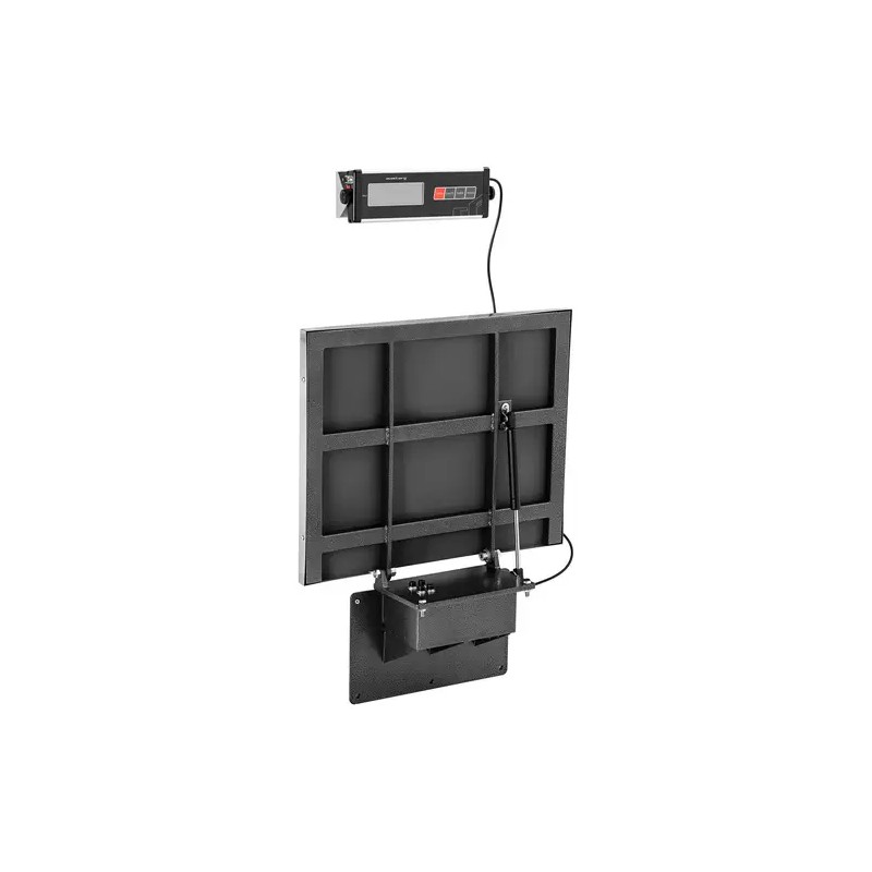 Steinberg Systems taitettava seinävaaka 150 kg, 55 x 45 cm, ulkoinen LCD