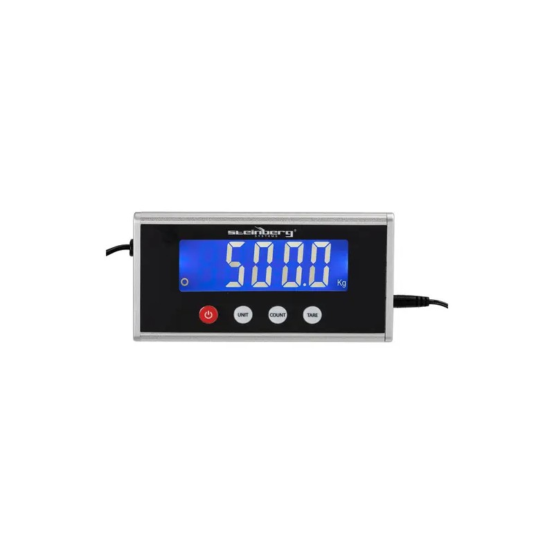 Lattiavaaka 500 kg / 100 g, 1000 x 500 mm, LCD-näyttö