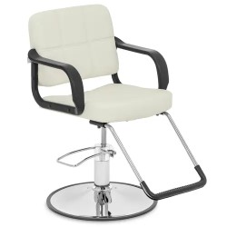 Epsom kampaajan tuoli jalkatuella istuinkorkeus 50 64 cm beige