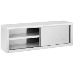 Royal Catering ruostumattomasta teräksestä valmistettu seinäkaappi 1500 x 400 x 500 mm