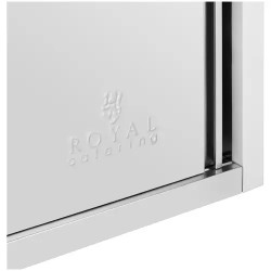 Royal Catering ruostumattomasta teräksestä valmistettu seinäkaappi 1500 x 400 x 500 mm