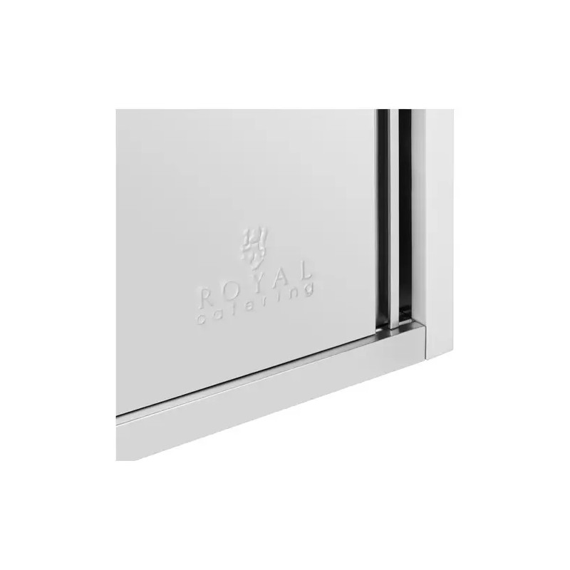 Royal Catering ruostumattomasta teräksestä valmistettu seinäkaappi 1500 x 400 x 500 mm