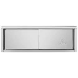 Royal Catering ruostumattomasta teräksestä valmistettu seinäkaappi 1500 x 400 x 500 mm