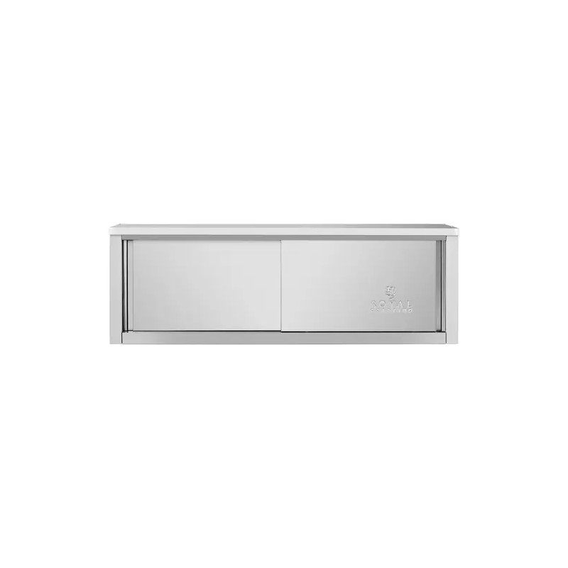 Royal Catering ruostumattomasta teräksestä valmistettu seinäkaappi 1500 x 400 x 500 mm