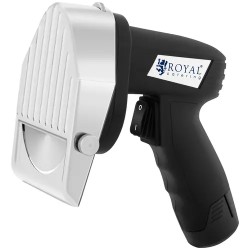 Royal Catering RCKK-80WL sähköinen doner-veitsi, 3 000 rpm, 60 kg/h, akkukäyttöinen