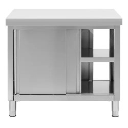 Royal Catering ECO ruostumattomasta teräksestä valmistettu läpivientikaappi 100 x 70 cm
