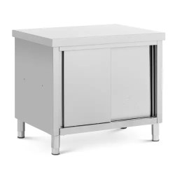 Royal Catering ECO ruostumattomasta teräksestä valmistettu läpivientikaappi 100 x 70 cm