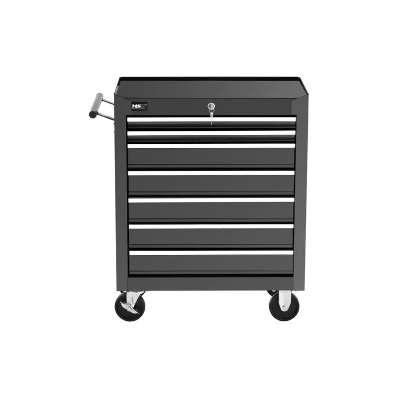 MSW-WWG-11 Työkaluvaunu 7 vetolaatikkoa lukittava 60 kg kantavuus