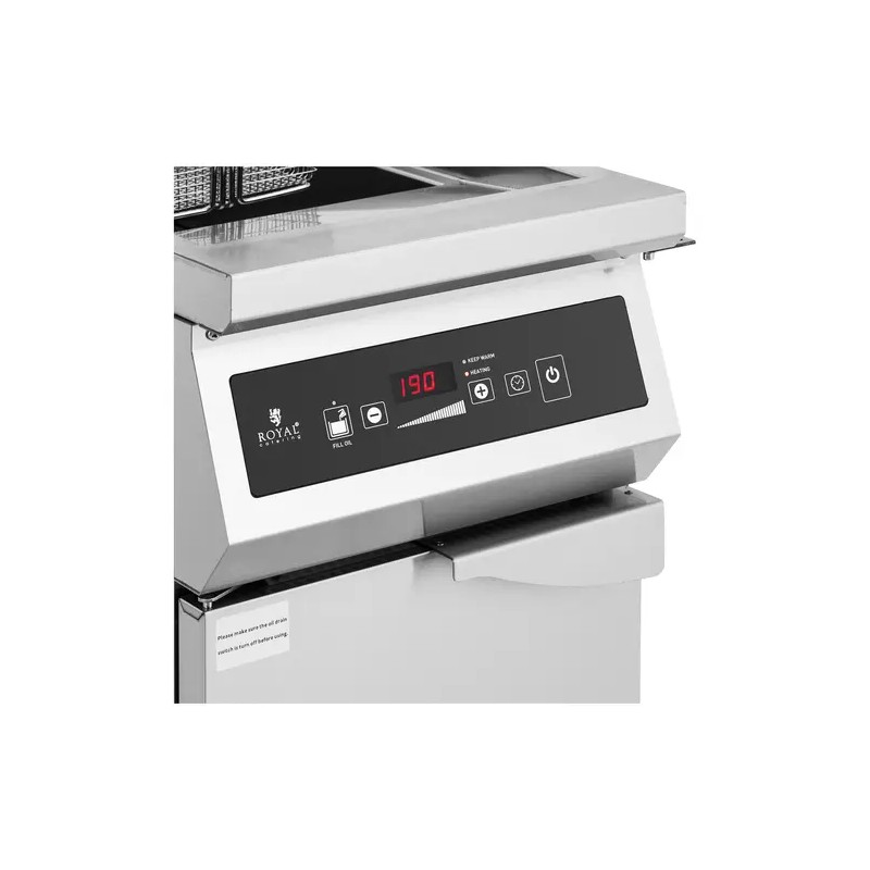 Induktiofriteuse 30 l 10 000 W 400 V ajastimella