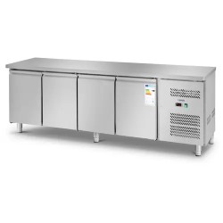 Royal Catering RCLK S449 kylmälaite 450 l 4 ovea 227 x 64 cm ruostumaton teräs