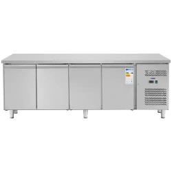 Royal Catering RCLK-S449 kylmälaite 450 l 4 ovea 227 x 64 cm ruostumaton teräs