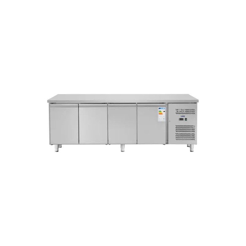 Royal Catering RCLK-S449 kylmälaite 450 l 4 ovea 227 x 64 cm ruostumaton teräs