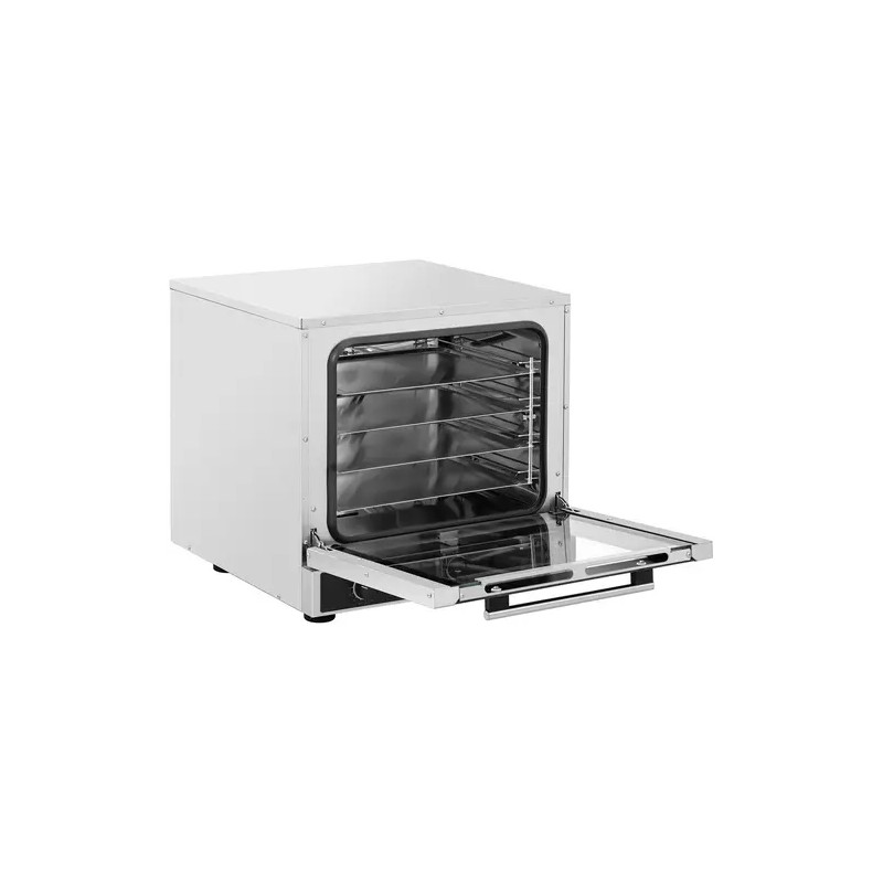 Royal Catering kiertoilmauuni 2800 W höyrytoiminnolla ja 4 uunipellillä
