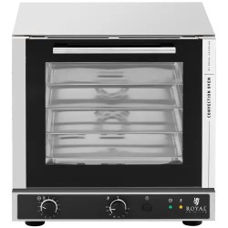 Royal Catering kiertoilmauuni 2800 W höyrytoiminnolla ja 4 uunipellillä