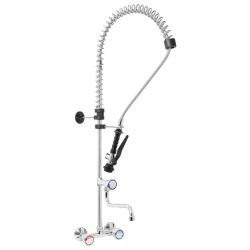Tiskisuihkusetti kääntyvällä hanalla 220 mm ja letkulla 1000 mm G1 2