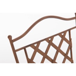 Adara-tuoli nostalginen rautainen puutarhatuoli antiikkipatinalla