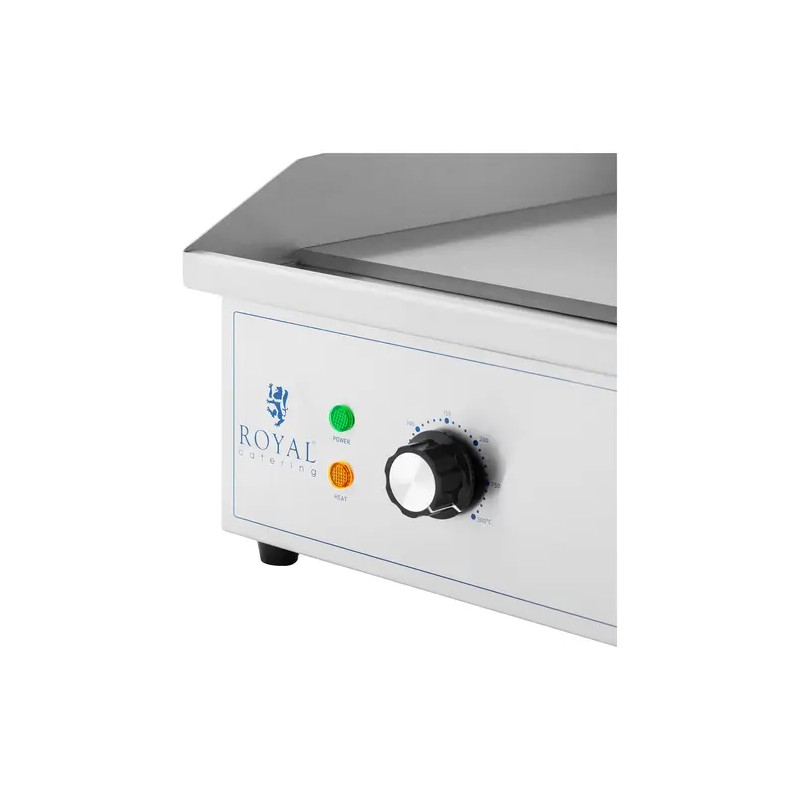 Royal Catering sähkögrilli 727 x 420 mm, tasainen valurautalevy, 4400 W