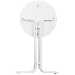 Royal Catering RC-BIS80FW bistro-pöytä 80 cm valkoinen kokoontaitettava