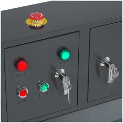 Pellettipressi 100 kg/h Ø 120 mm lukittavalla säilytystilalla