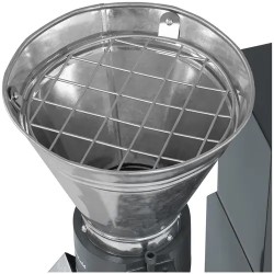Pellettipressi 100 kg/h Ø 120 mm lukittavalla säilytystilalla