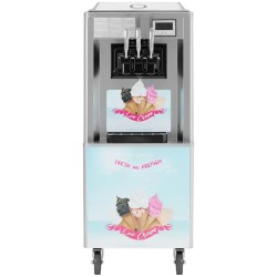 Royal Catering pehmytjäätelmäkone 33 l/h 2140 W LED 3 makua