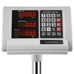 Steinberg Systems SBS-PF-300/50B alustavaaka 300 kg 60 x 45 cm LED