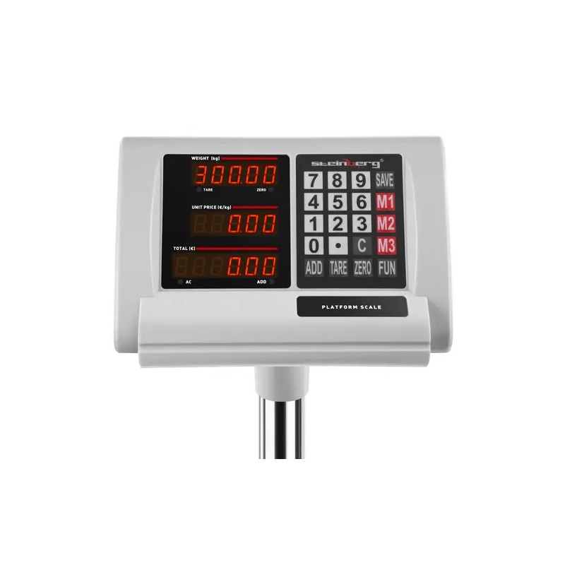 Steinberg Systems SBS-PF-300/50B alustavaaka 300 kg 60 x 45 cm LED