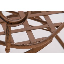 Adara-tuoli nostalginen rautainen puutarhatuoli antiikkipatinalla