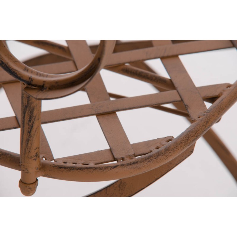 Adara-tuoli nostalginen rautainen puutarhatuoli antiikkipatinalla