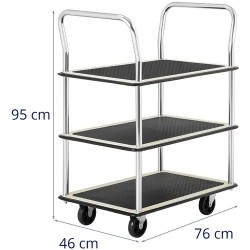 MSW-PW-150 kuljetusvaunu 3 tasoa 150 kg