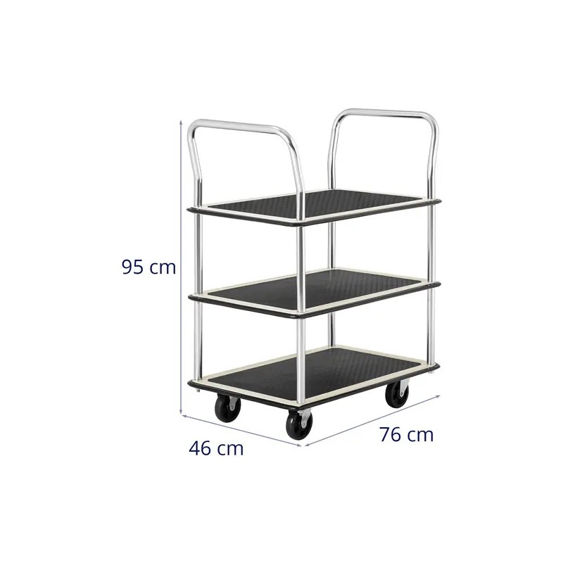 MSW-PW-150 kuljetusvaunu 3 tasoa 150 kg