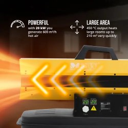 Diesel-lämmityskanone 20 kW ECO Series 18 l