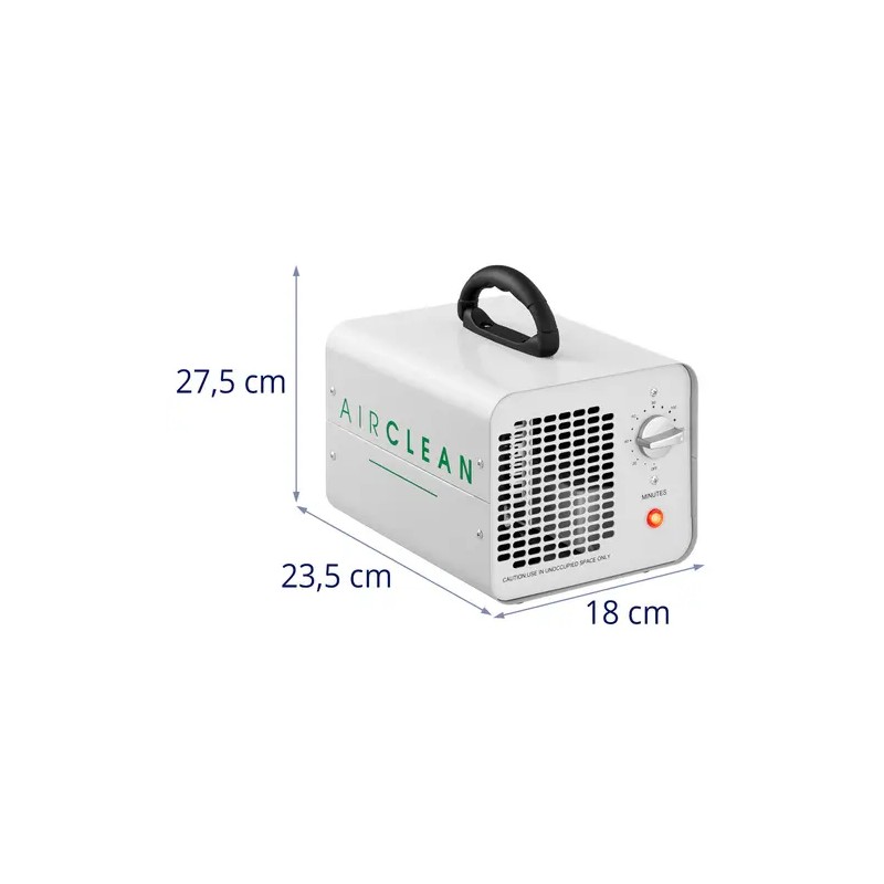Otsonigeneraattori AIRCLEAN 10G-WL, 10.000 mg/h, 102 W, ajastin
