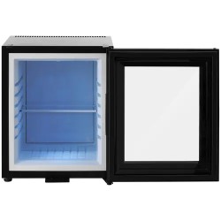 Royal Catering Minibaari 25 l, lasiovi, musta