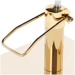Kampaajatuoli Ossett Black & Gold, korkeus 47–63 cm, kantavuus 200 kg, musta/kulta