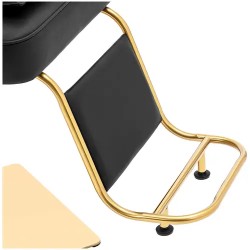 Kampaajatuoli Ossett Black & Gold, korkeus 47–63 cm, kantavuus 200 kg, musta/kulta