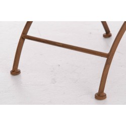 Adara-tuoli nostalginen rautainen puutarhatuoli antiikkipatinalla